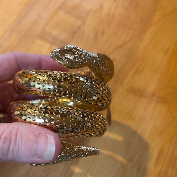 Whiting & Davis vintage gold fill coil bracelet - Picture 4 of 14